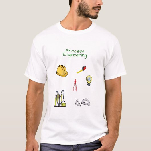 Processorengineer Chemicaliëntechniek T-shirt (Voorkant)