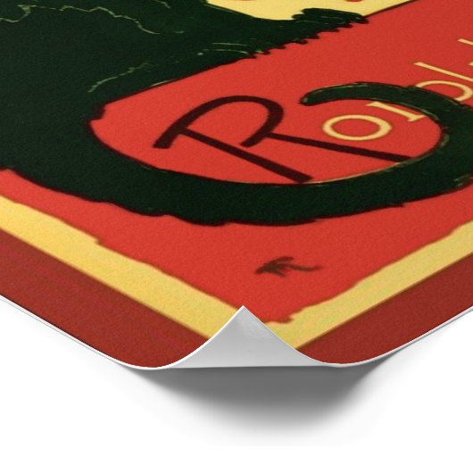 Prochainement Le Chat Noir Steinlen Fine Art Poster (Hoek)