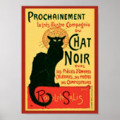 Prochainement Le Chat Noir Steinlen Fine Art Poster (Voorkant)