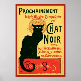 Prochainement Le Chat Noir Steinlen Fine Art Poster