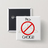 prochoice hanger Button (Voorkant /achterkant)