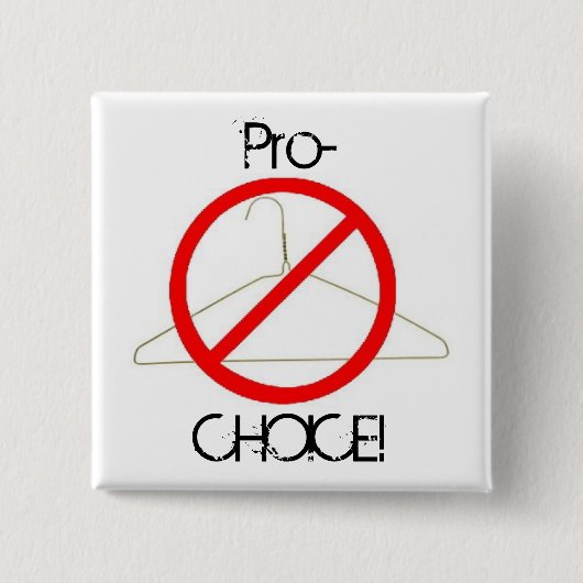 prochoice hanger Button (Voorkant)