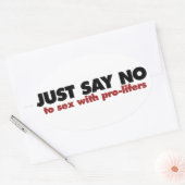 ProChoice Ovale Sticker (Envelop)