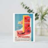 Procida Coast, Napels, Italië Briefkaart (Staand voorkant)