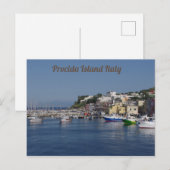 Procida Island Italië Briefkaart (Voorkant / Achterkant)
