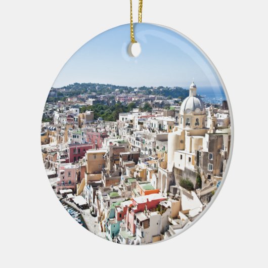 Procida Isle Keramisch Ornament (Links)