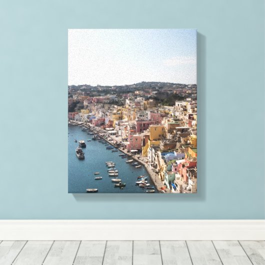 Procida Italy Canvas Print (Insitu (Houten vloer))