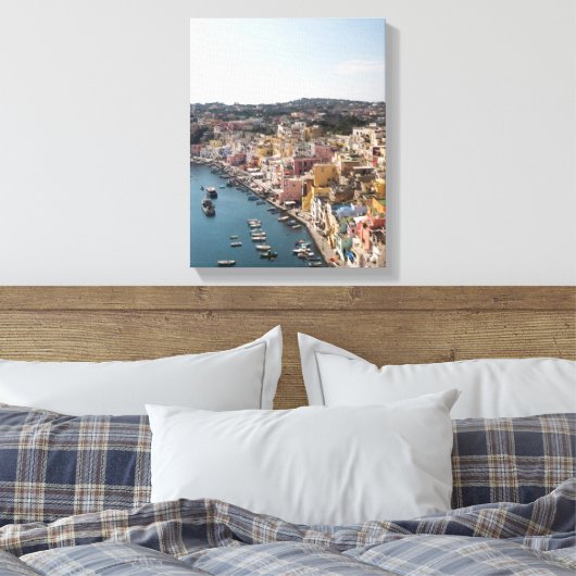 Procida Italy Canvas Print (Insitu (Slaapkamer))