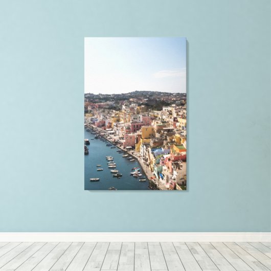 Procida Italy Canvas Print (Insitu (Houten vloer))