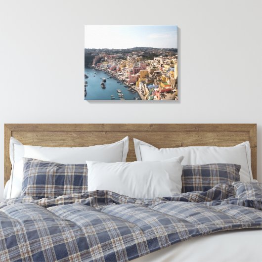 Procida Italy Canvas Print (Insitu (Slaapkamer))