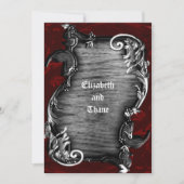 Proclamatie Gothic Vampire Uitnodiging (Voorkant)