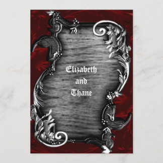 Proclamatie Gothic Vampire Uitnodiging