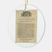 Proclamatie van de koning wegens onderdrukking van keramisch ornament (Links)