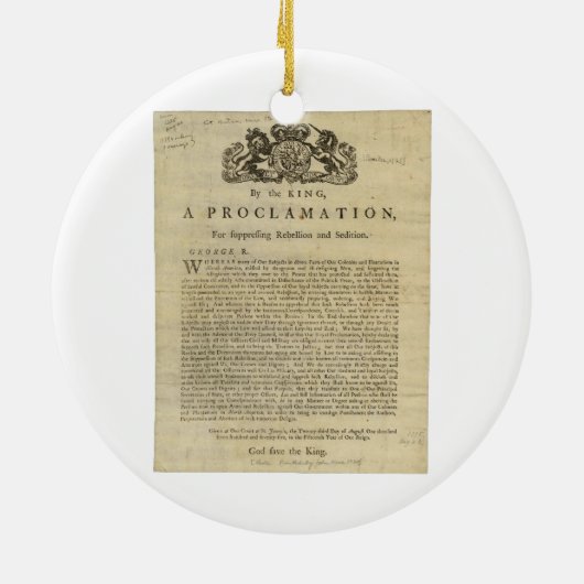 Proclamatie van de koning wegens onderdrukking van keramisch ornament (Achterkant)