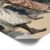 Proclamatie van de nieuwe koning van Dahomey Poster (Hoek)