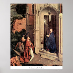 Proclamatie van Jan Van Eyck Poster