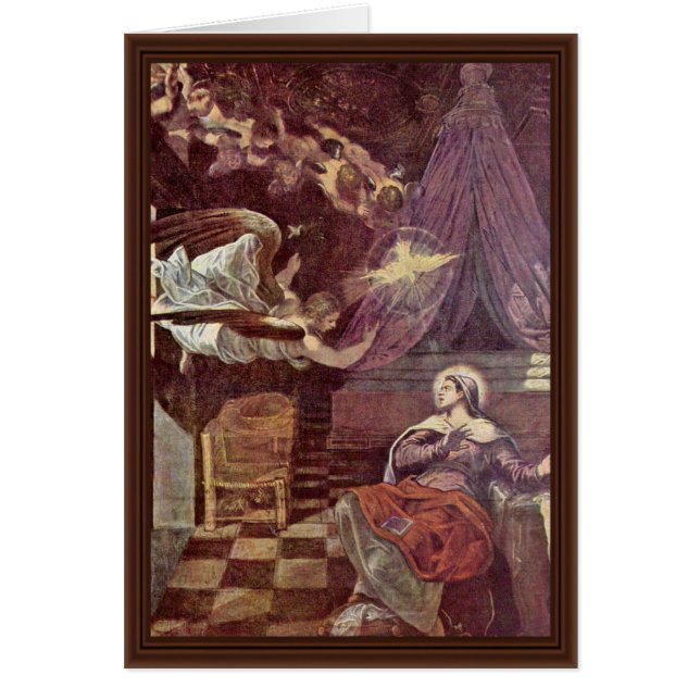 Proclamatie van Tintoretto Jacopo (beste kwaliteit (Voorkant)
