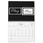 Proclamation Calender Kalender (Feb 2027)