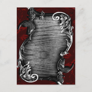 Proclamation Vampire Gothic Wedding Aankondigingskaart