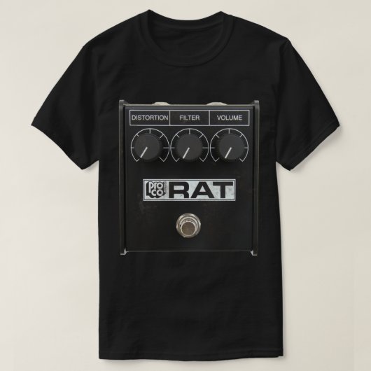 ProCo RAT Guitar Pedal Distortion Sticker T-shirt (Design voorkant)
