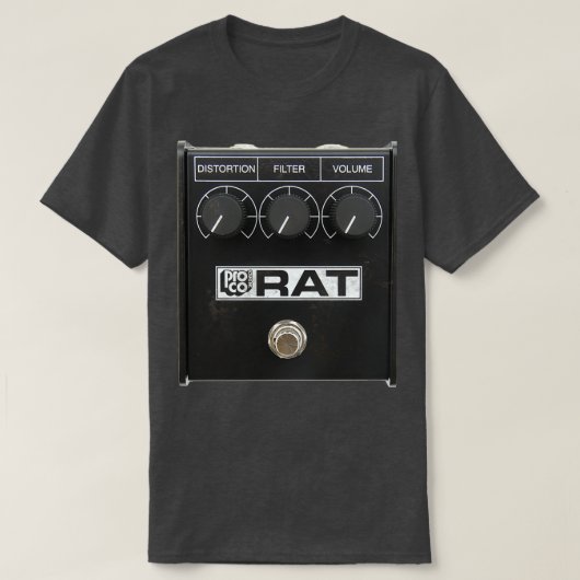 ProCo RAT Guitar Pedal vervorming T-shirt (Design voorkant)