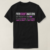 ProCRAFTination Definition T-shirt (Design voorkant)