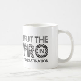 Procrastatie-Mok Koffiemok