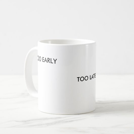 Procrastatie-Mok Koffiemok (Voorkant links)