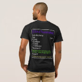 Procrastatief Shirt (Achterkant volledig)
