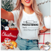 Procrastibaking T-shirt voor dames