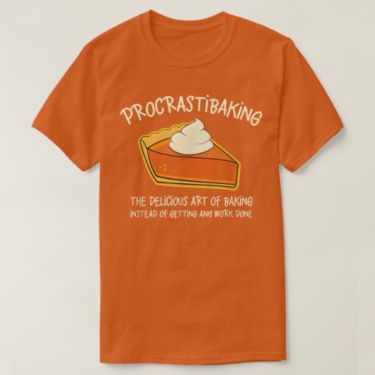 Procrastibt Delicious kunst van het ontwerp van de T-shirt (Design voorkant)