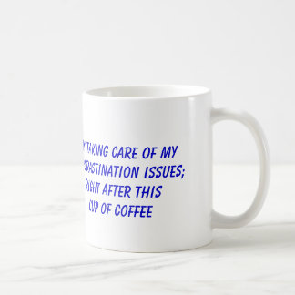 Procrastination and Coffee Koffiemok