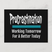 Procrastination Funny Briefkaart (Voorkant)