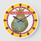 Procrastination is a Thief of Time Grote Klok (Voorkant)