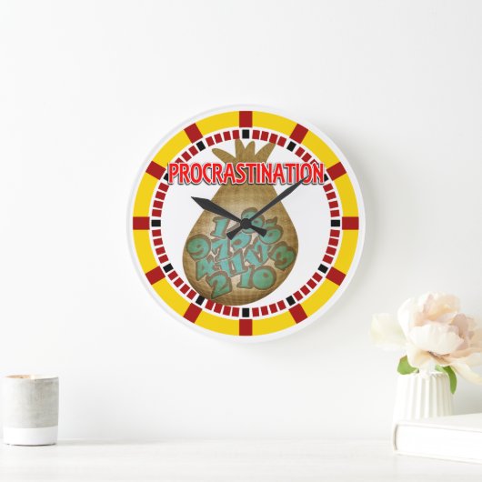 Procrastination is a Thief of Time Grote Klok (Huis)