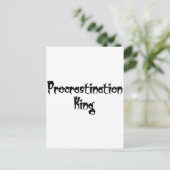 Procrastination King Briefkaart (Staand voorkant)
