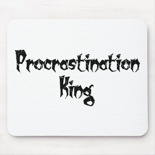 Procrastination King Muismat (Voorkant)