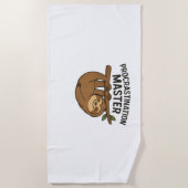 Procrastination Master Classic T-Shirt Strandlaken (Voorkant)