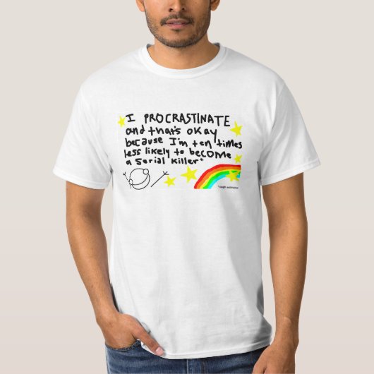 Procrastination T-Shirt (Voorkant)