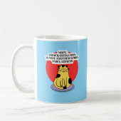 Procrastination Theme Cat's Meme Koffiemok (Links)