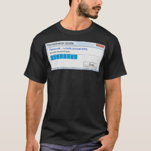 Procrastination Update voortgangsbalk Grappig T-shirt