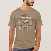 Procrastinator Award Nominee T-shirt (Voorkant)