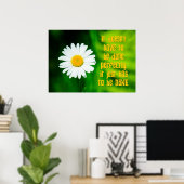 Procrastinator Motto: Gedaan Poster (Thuiskantoor)