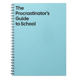 Procrastinator’s School Notebook Notitieboek