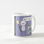 Procrastinatorbeker: De Mok Cleaner Coffee (Voorkant rechts)