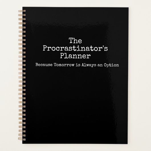 Procrastinatorplanner Planner (Voorkant)