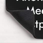 Procrastinators anonieme vergadering uitgesteld! muismat (Hoek)