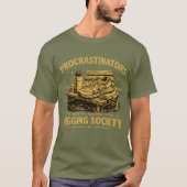 Procrastinators Jogging Society Grappig Hardloop T T-shirt (Voorkant)
