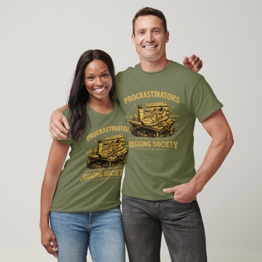 Procrastinators Jogging Society Grappig Hardloop T T-shirt (Unisex)