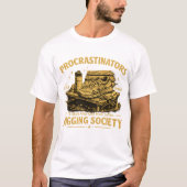 Procrastinators Jogging Society Grappig Hardloop T T-shirt (Voorkant)